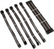Kolink Core Adept Braided kabli Kit - črni/gunmetal (COREADEPT-EK-BGM)
