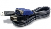 TrendNet KVM Kabel USB /VGA 3m TK-CU10