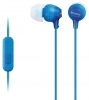 SONY slušalke za Android/iPhone MDREX15AP modra
