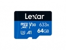 Sp. kartica Lexar High-Performance 633x, micro SDXC, 64GB, LMS0633064G-BNNNG