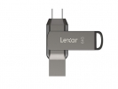 USB ključek Lexar JumpDrive Dual Drive D400, 64GB, LJDD400064G-BNQNG