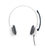 Slušalke Logitech H150, bele, stereo