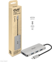 Club3D USB-Hub USB 3.1 Typ C > 4x USB 3.1 Typ A 10Gbps (CSV-1547)