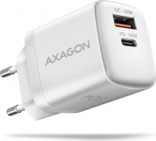 AXAGON ACU-PQ30W polnilec 30W 2x port PD3.0/PPS/QC4+/AFC/Apple