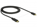 Delock USB Kabel USB-C/Micro-B 2.00m Black (83334)