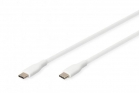 DIGITUS USB 2.0 Kabel Typ C -C 1m Bel (AK-300341-010-W)