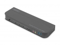 DIGITUS KVM Switch 4-Port 4K60Hz, 4x DP In 1x DP/HDMI Out (DS-12890)