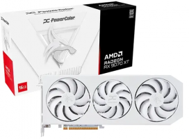 PowerColor Hellhound White RX 9070 XT 16GB (RX9070XT 16G-L/OC/WHITE)