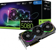 PNY GeForce RTX 5080 ARGB Epic-X RGB OC16GB (VCG508016TFXXPB1-O)