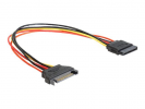 Podaljšek DELOCK SATA 15Pin 0.30m (60131)