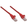 INTELLINET CAT5e UTP 1m rdeč mrežni priključni patch kabel 318952