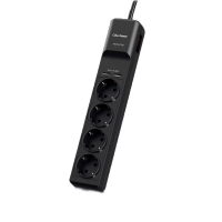CYBERPOWER SurgeProtector P0420SUD0-DE 4XSchuko 200V 1,8m