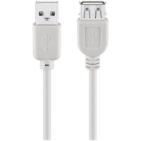 Podaljšek GOOBAY USB 2.0 (M) / USB 2.0 (Ž) Hi-Speed 1,8m siv (50960)