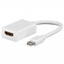 Adapter GOOBAY Mini DisplayPort (M) na HDMI (Ž) 0,15m bel