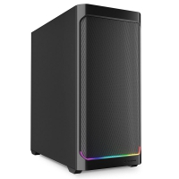 Sharkoon AK4 RGB Strip Black Midi Tower ATX ohišje