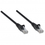 INTELLINET CAT5e UTP 1,5m črn mrežni priključni patch kabel 338387