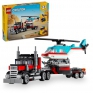 LEGO Creator 3 in 1 Flatbed Truck with Helicopter (31146)