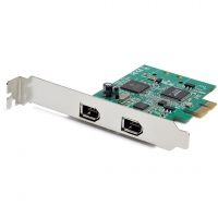 2 PCIE FIREWIRE CARD/TI PORT TSB82AA2 CHIPSET-WIN/MAC PEX1394A2V2