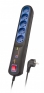 LESTAR Black Grey 5 AC outlet(s) 2.5 m (LFT 2005)