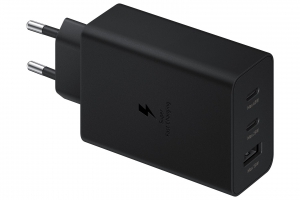 Power charger SAMSUNG Trio EP-T6530 65W PD 1x USB-A, 2x USB-C (EP-T6530NBEGEU) Black EP-T6530NBEGEU