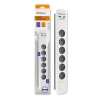 Qoltec 50294 surge protector White-grey 6 AC outlet(s) 230 V 1.8 m 50294