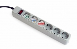 Gembird SPG6-B-6C power extension 1.8 m 6 izhodov (SPG6-B-6C)