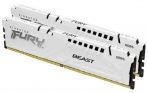 Kingston FURY Beast 32GB 5200MT/s DDR5 CL40 (Kit of 2) White XMP KF552C40BWK2-32