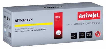 Activejet ATM-321YN Toner Yellow (Konica Minolta TN321Y 25.000 strani)