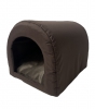 Ležišče GO GIFT Dog and cat cave bed - brown - 40 x 33 x 29 cm