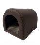 Ležišče GO GIFT Dog and cat cave bed - brown - 40 x 33 x 29 cm