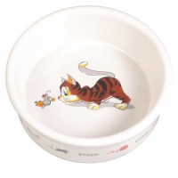 Posoda za živali TRIXIE Porcelain Cat Bowl 0.2 l/11 cm 