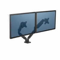 Fellowes Ergonomics arm for 2 monitors - Platinum series, black 8042501
