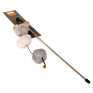 Igrača za mačko DINGO Fishing rod with pompoms - cat toy 21279