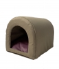 Ležišče GO GIFT Dog and cat cave bed - camel - 40 x 33 x 29 cm