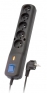 LESTAR LV530W Black 5 izhodov 2.5 m (LV530W 2,5m)