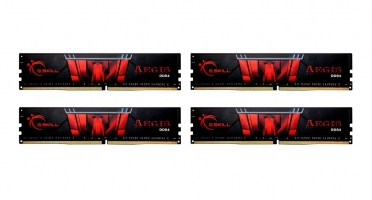 G.Skill Aegis 32GB (4x8GB) DDR4 3200 MHz CL16 (F4-3200C16Q-32GIS)