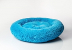 Blazina GO GIFT Shaggy blue XL - pet bed - 80 x 83 x 10 cm