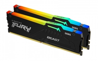 Kingston FURY Beast 32GB 6000MT/s DDR5 CL40 (Kit of 2) RGB KF560C40BBAK2-32