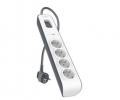 Belkin BSV400VF2M surge protector White 4 AC outlet(s) 2 m (BSV400VF2M)