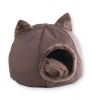 Ležišče za mačko GO GIFT cat bed - brown - 40x40x34 cm