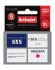 Activejet AH-655MR ink (replacement for HP 655 CZ111AE; Premium; 12 ml; magenta) AH-655MR