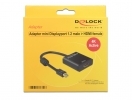 DELOCK Displayport Adapter mini DP -> HDMI 4K Aktiven (62611)