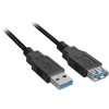 Kabel Sharkoon USB 3.0 extension 2,0m black 4044951015689