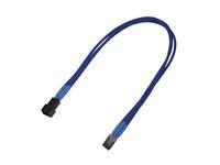 Kabel Nanoxia 3-Pin podaljšek moder, 30 cm, Single, NX3PV3EB