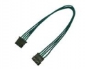 Kabel Nanoxia 4-Pin podaljšek zelen , 30 cm, Single, NX4PV3EG
