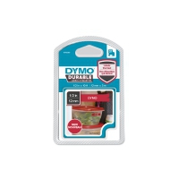 DYMO D1 Schriftband Vinyl 12mmx3.0m weiß ->rot 1978366