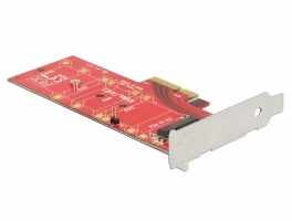 DELOCK PCI Expr Card 4x + NVMe M.2 Key M int + Kühlk. LowPro 89577