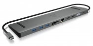 Dockingstation IcyBox USB-C -> HDMI/VGA/USB-A/LAN/3.5Stere IB-DK2106-C