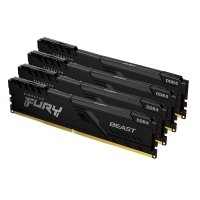 DDR4 32GB PC 2666 CL16 Kingston KIT (4x 8GB) FURY Beast Bl Kit KF426C16BBK4/32