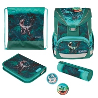 Šolska torba - komplet Herlitz Ultra Light Plus Green Rex (50043712)